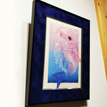 Load image into Gallery viewer, Hand-printed Woodblock Print of Sea Bream in the Early Morning